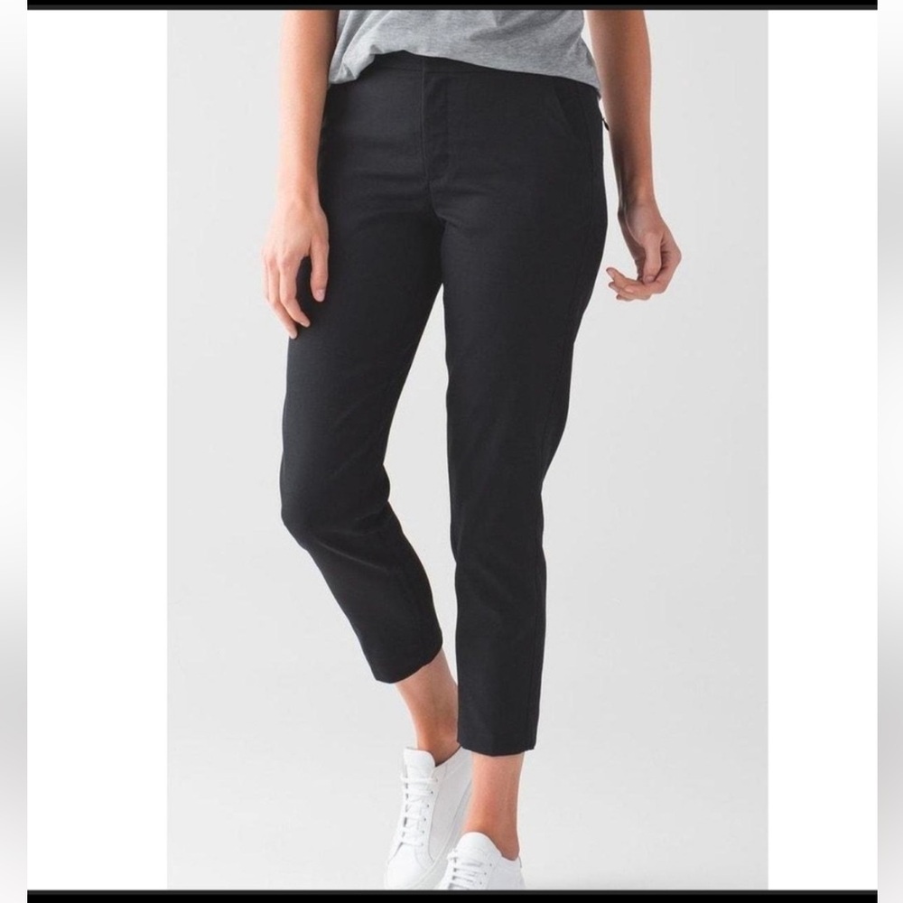 Like New Lululemon City Trek Trouser 28” Black Women’s Size 4 W5LIYS